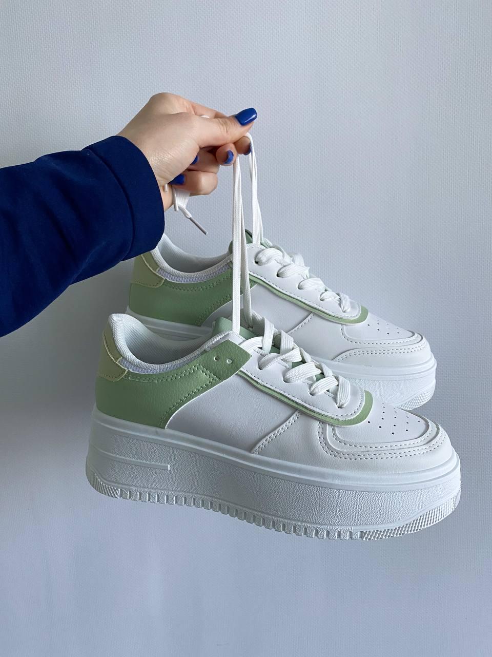 Sneakers White Green