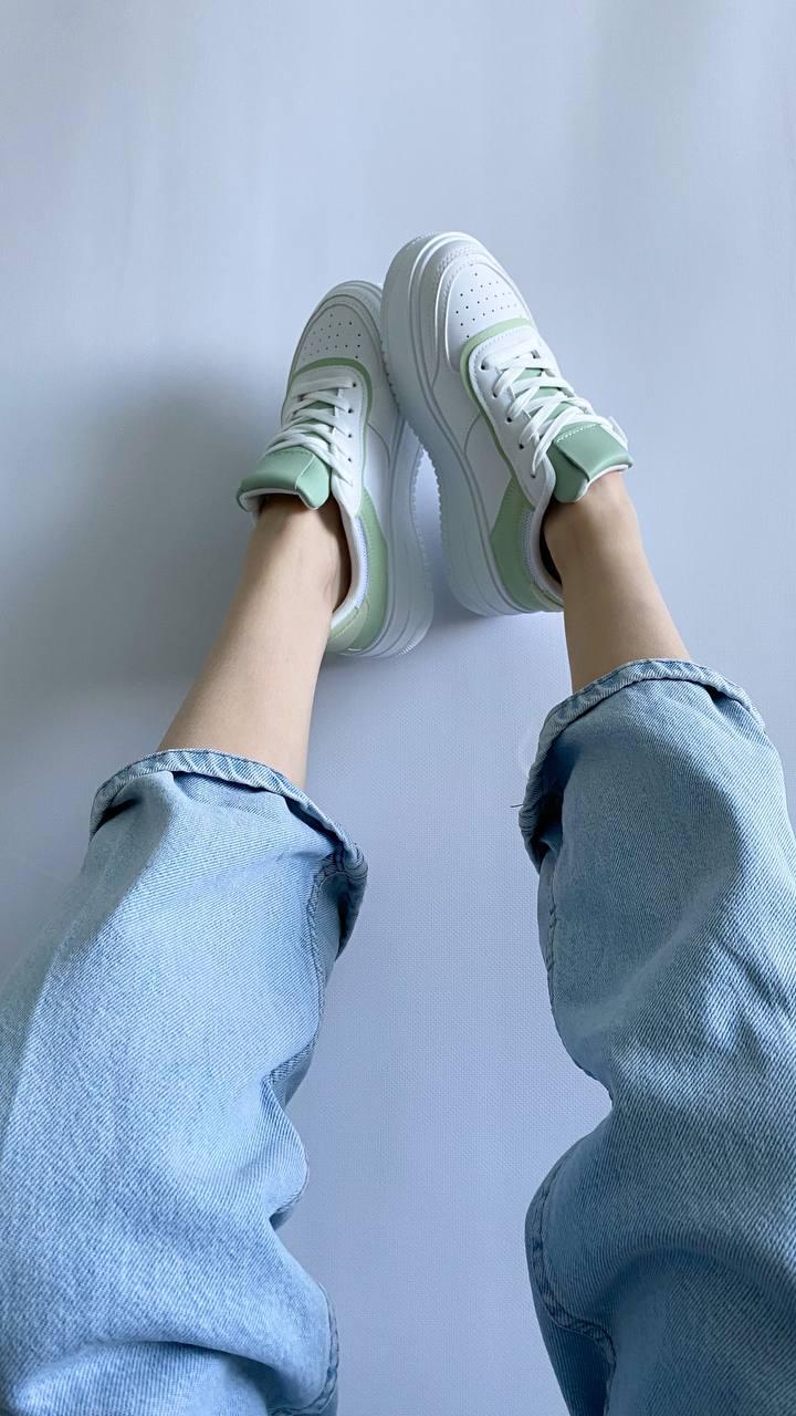 Sneakers White Green