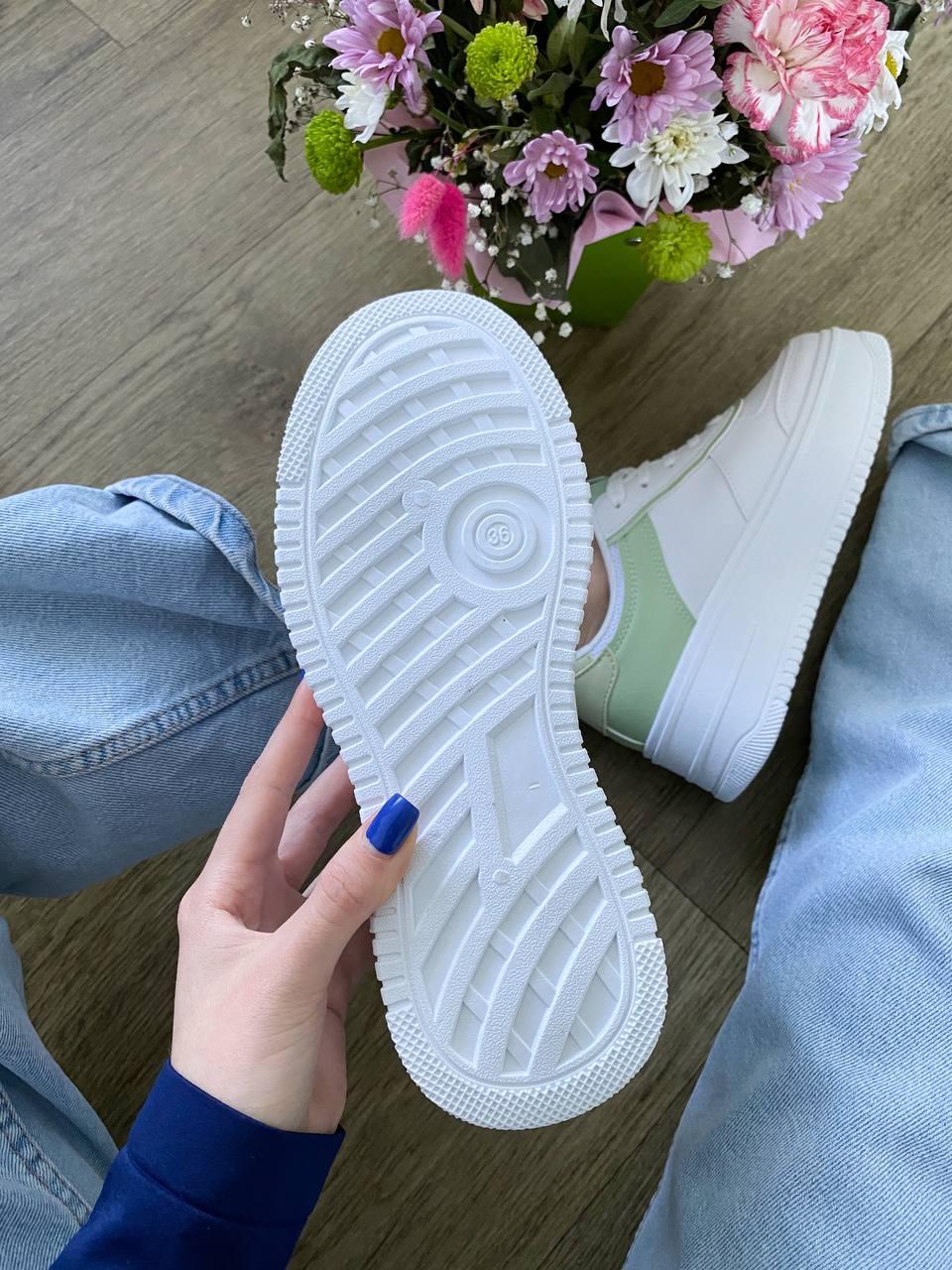 Sneakers White Green