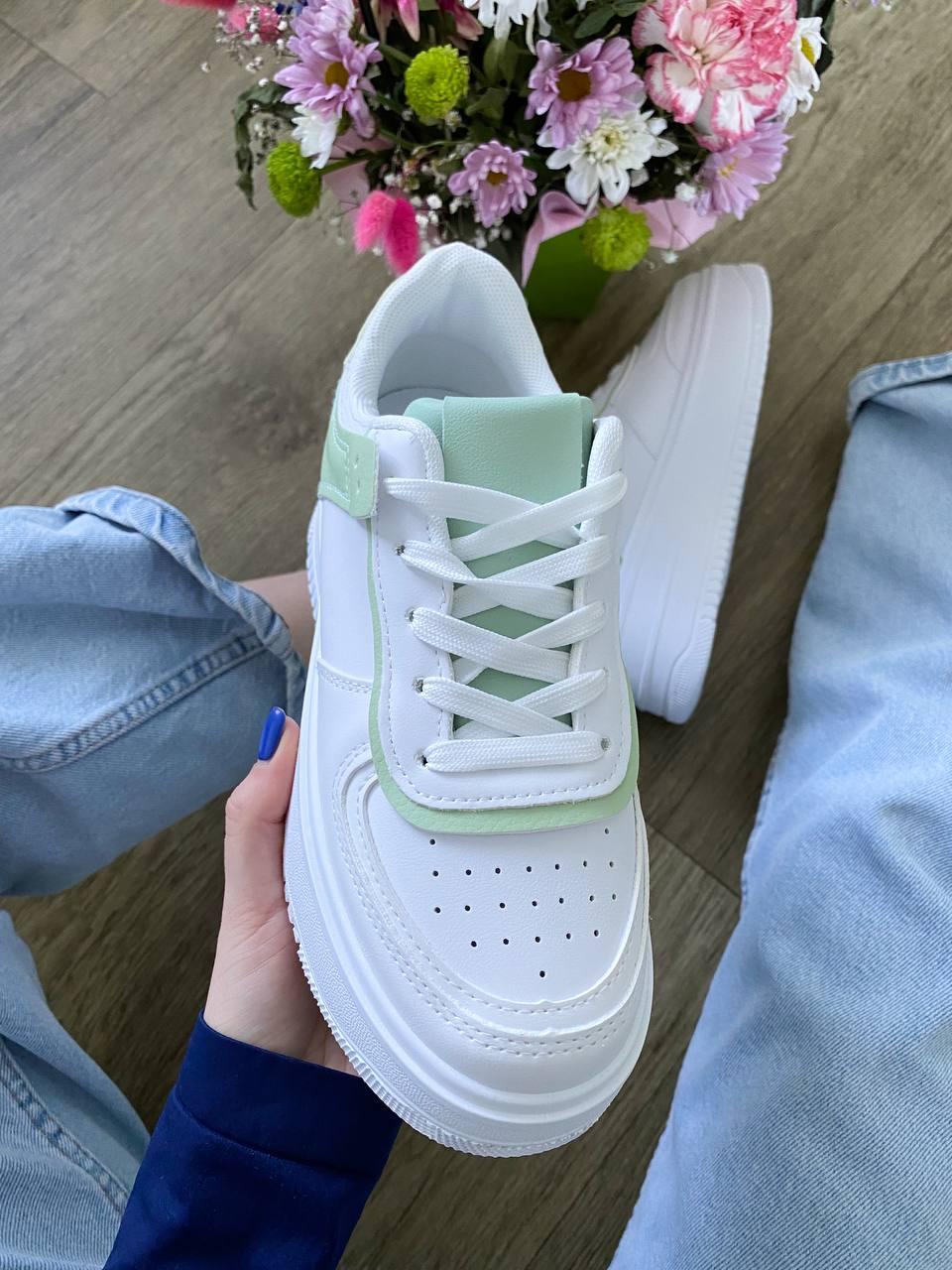 Sneakers White Green