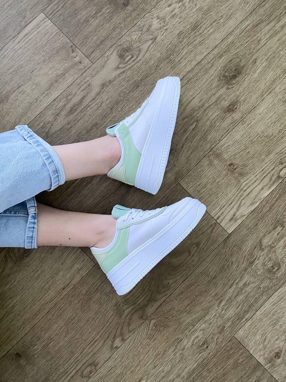 Sneakers White Green