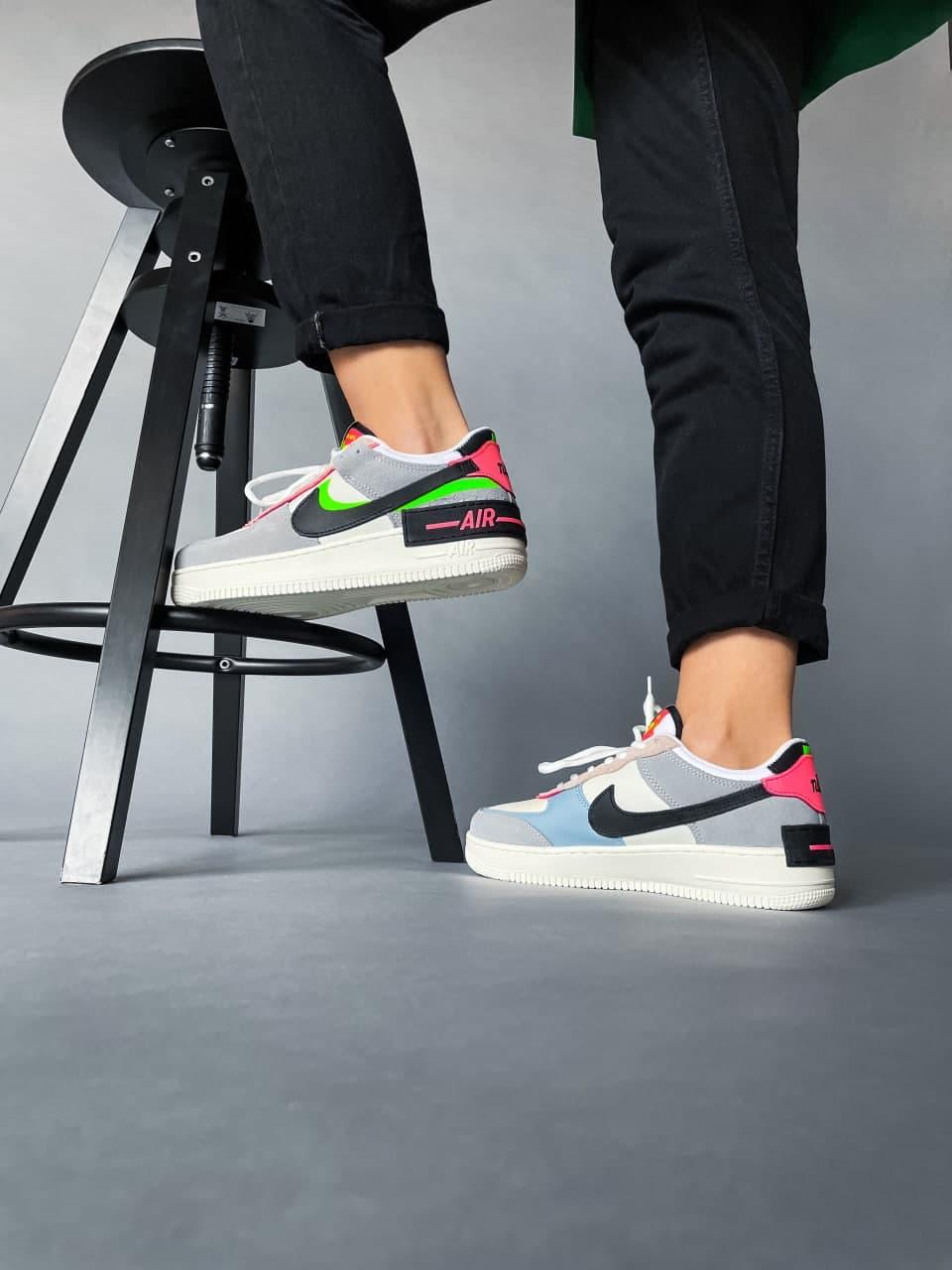 Nike Air Force Shadow Black Grey