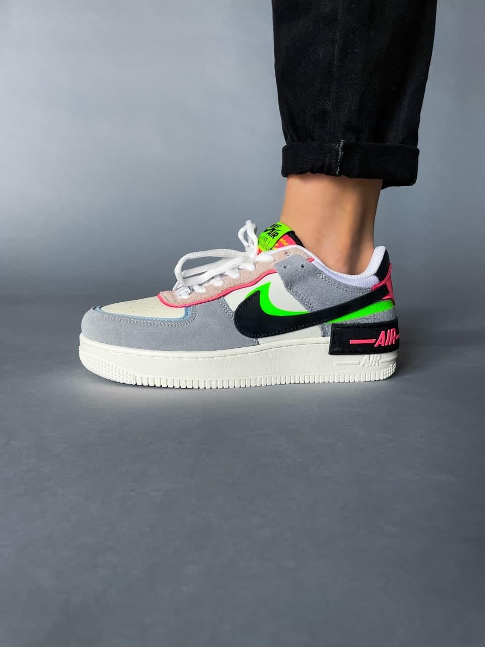Nike Air Force Shadow Black Grey