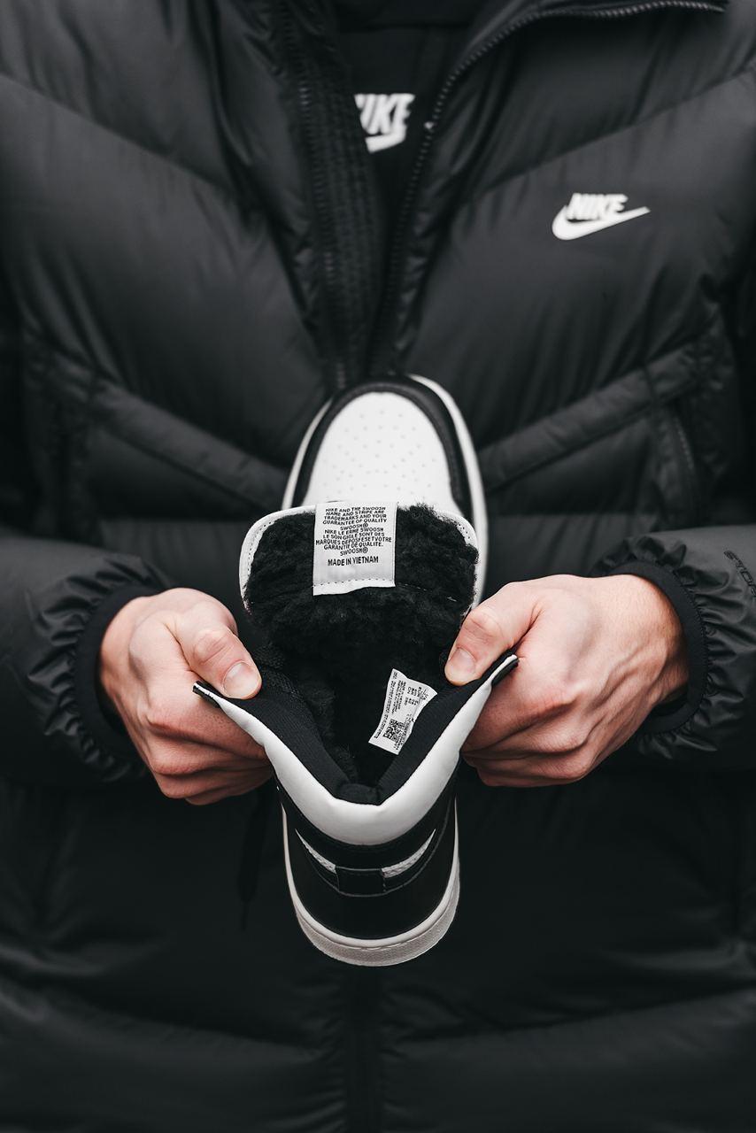 Nike Air Jordan 1 Retro Mid Black White v2