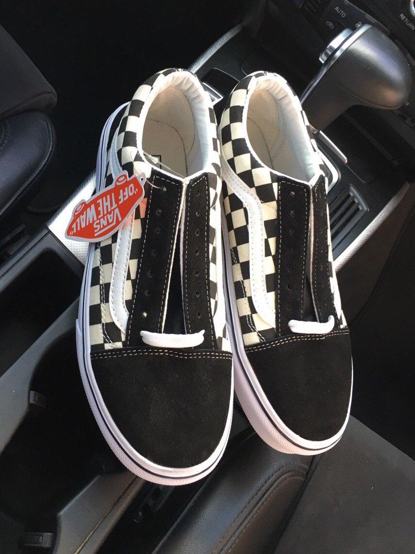 Vans Old Skool Mix Checker Black White\