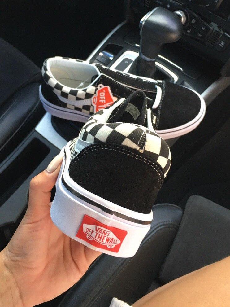 Vans Old Skool Mix Checker Black White\