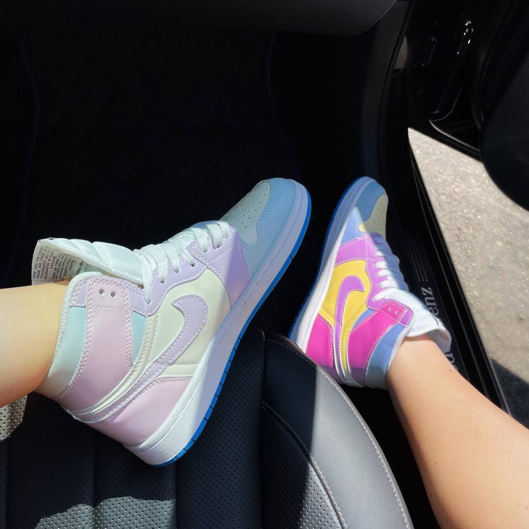Nike Air Jordan 1 Retro High Violet White