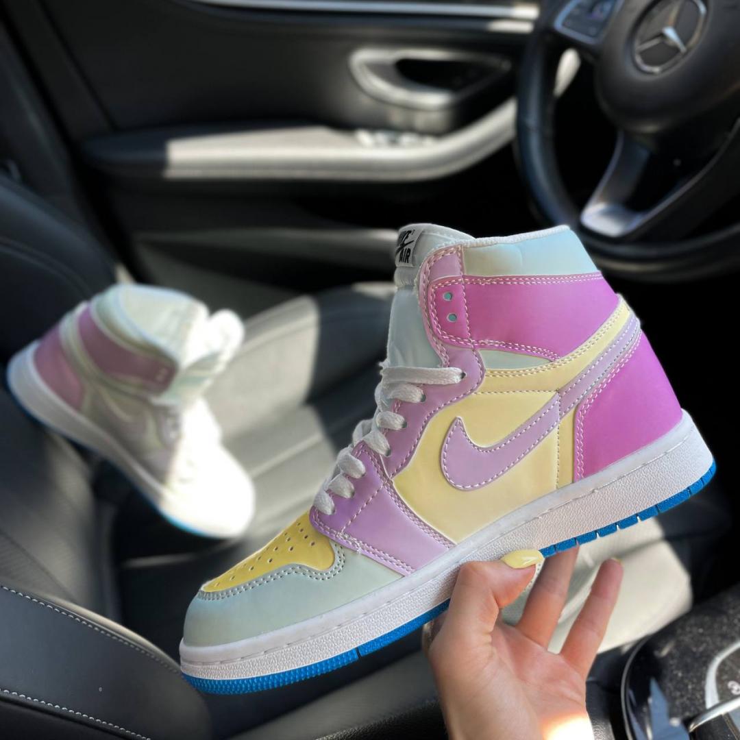 Nike Air Jordan 1 Retro High Violet White