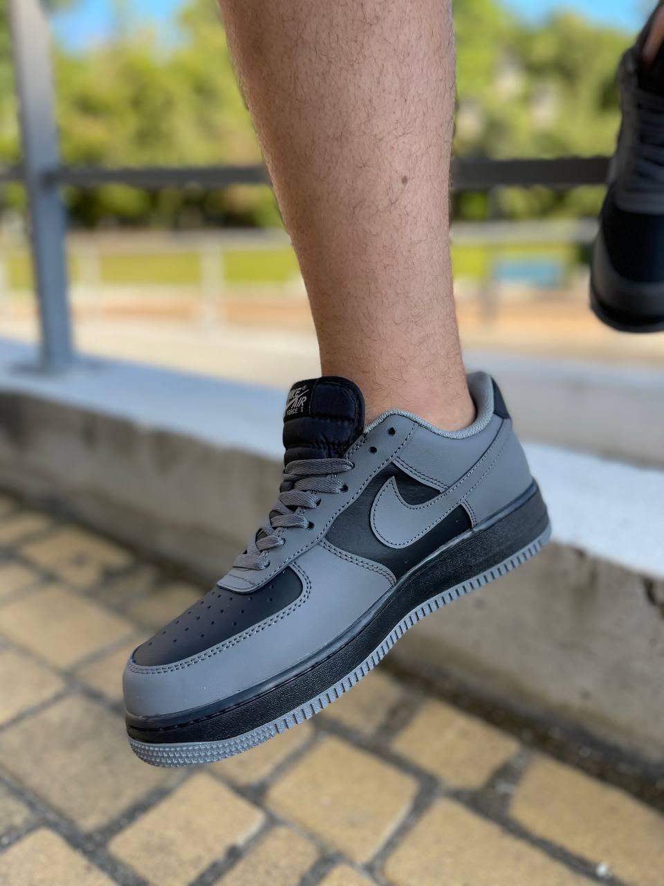 Nike Air Force 1 Grey Black