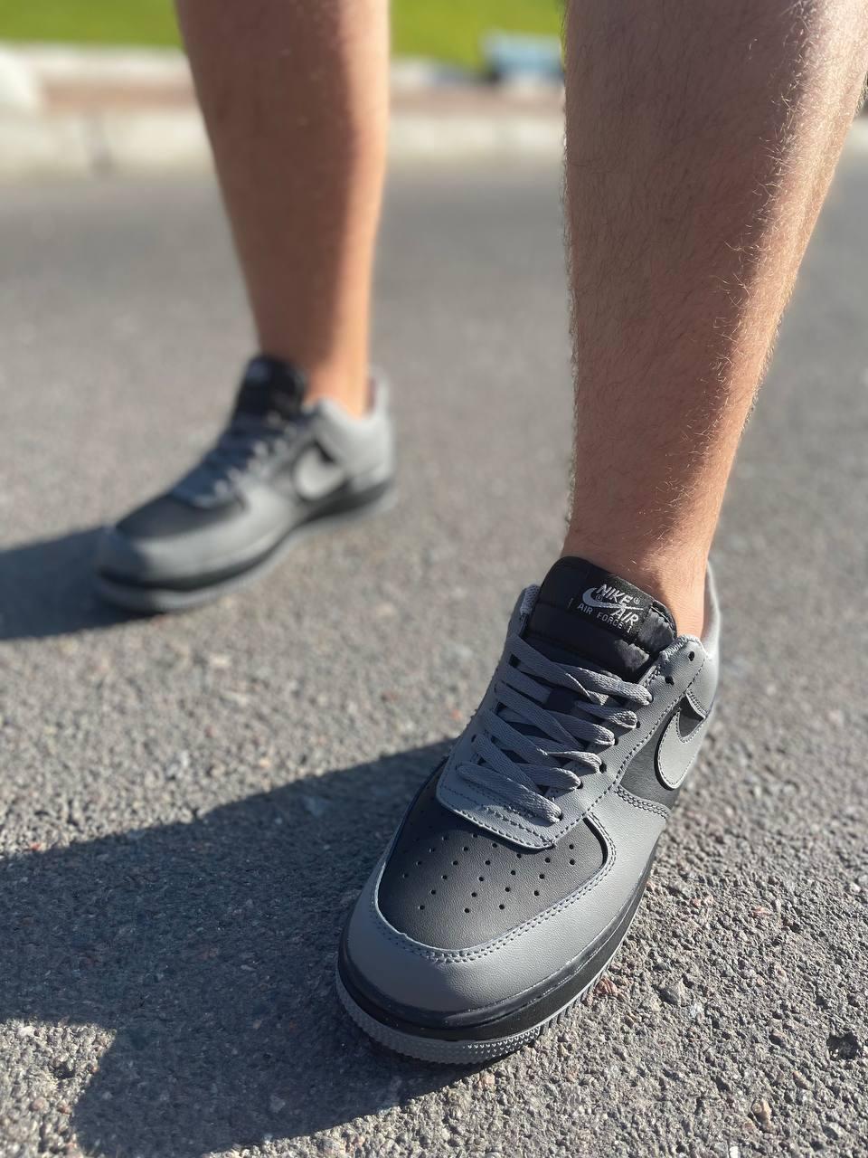 Nike Air Force 1 Grey Black