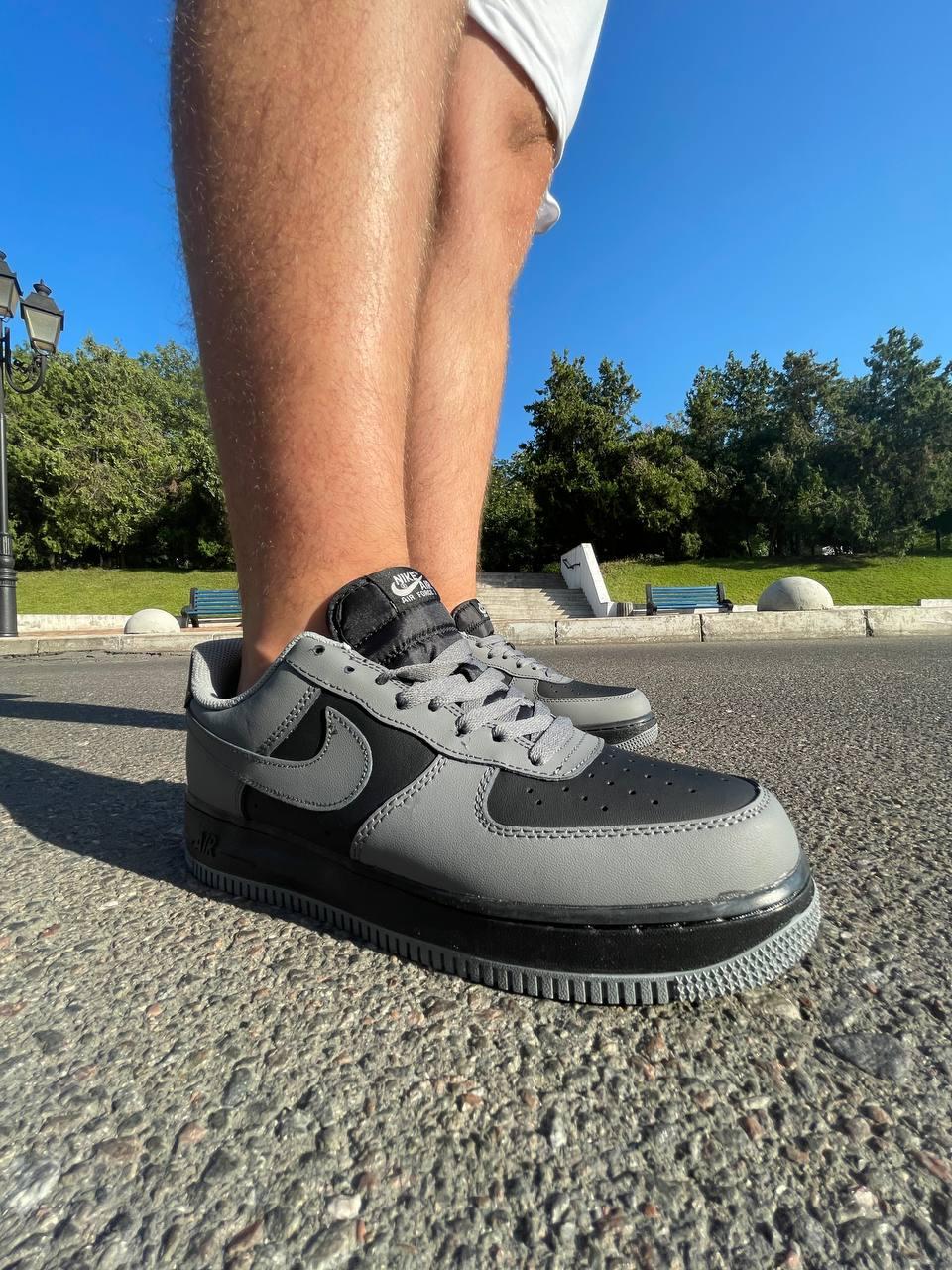 Nike Air Force 1 Grey Black