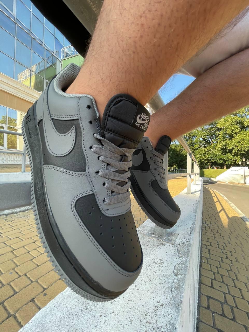 Nike Air Force 1 Grey Black