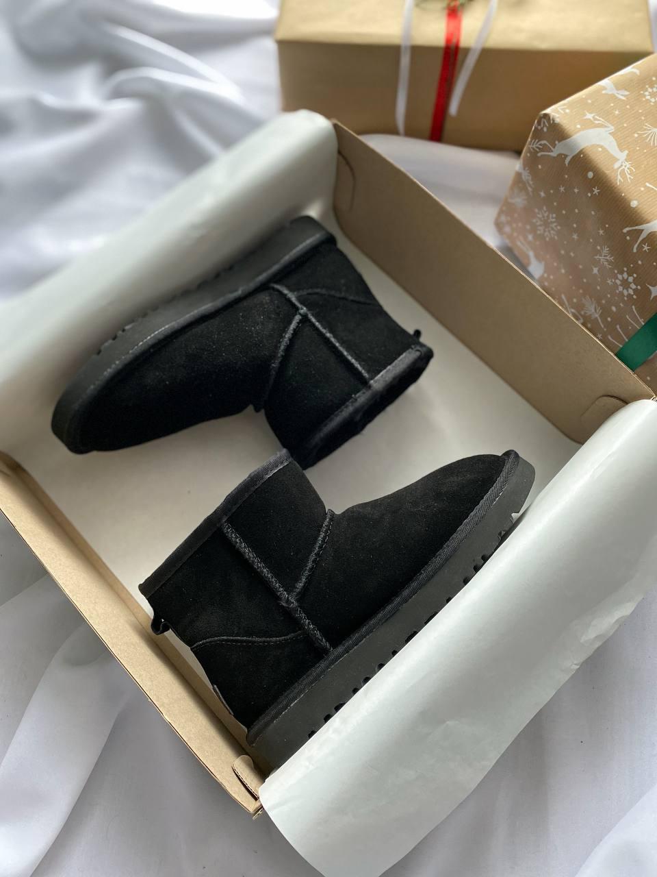 Ugg Mini Black Suede