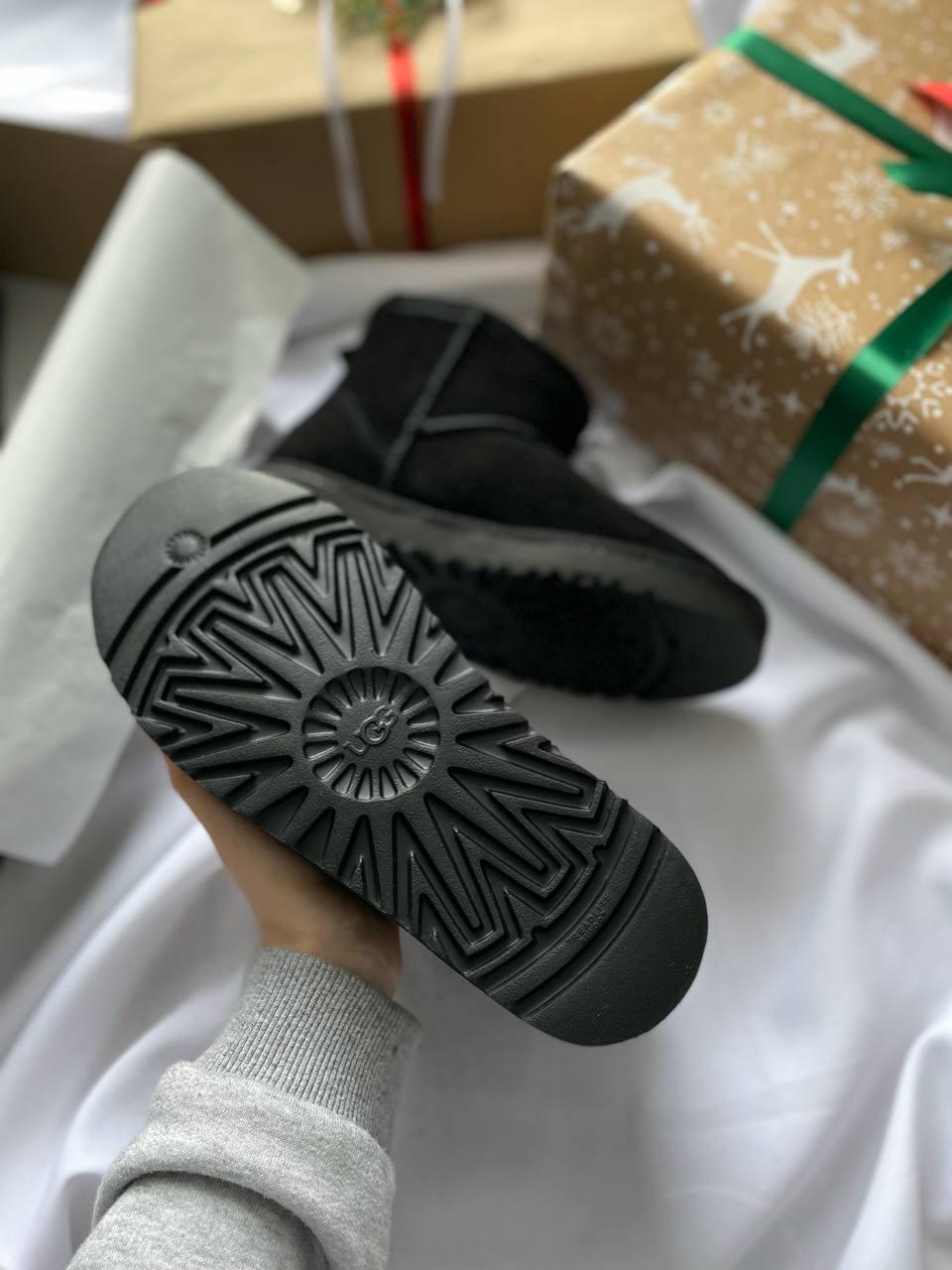 Ugg Mini Black Suede
