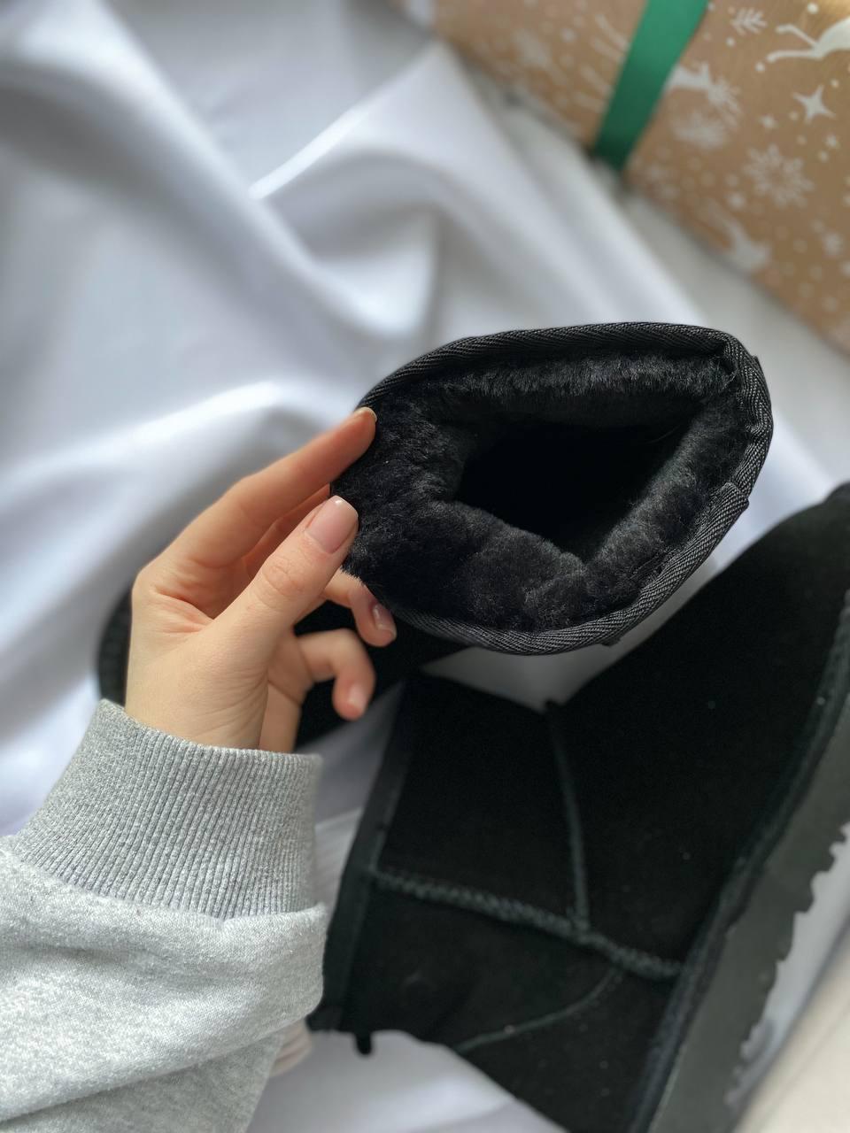 Ugg Mini Black Suede
