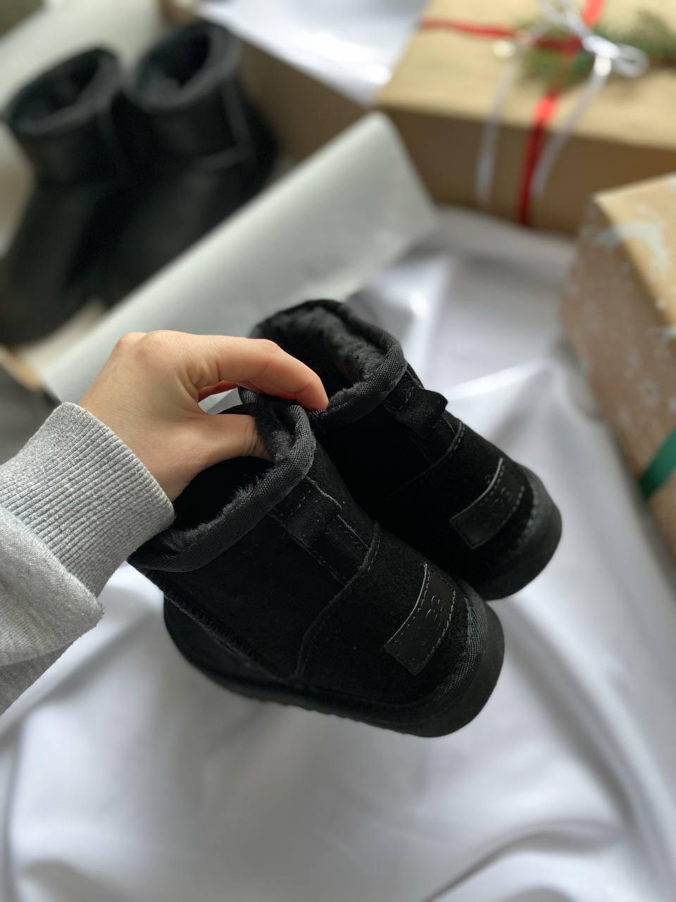Ugg Mini Black Suede