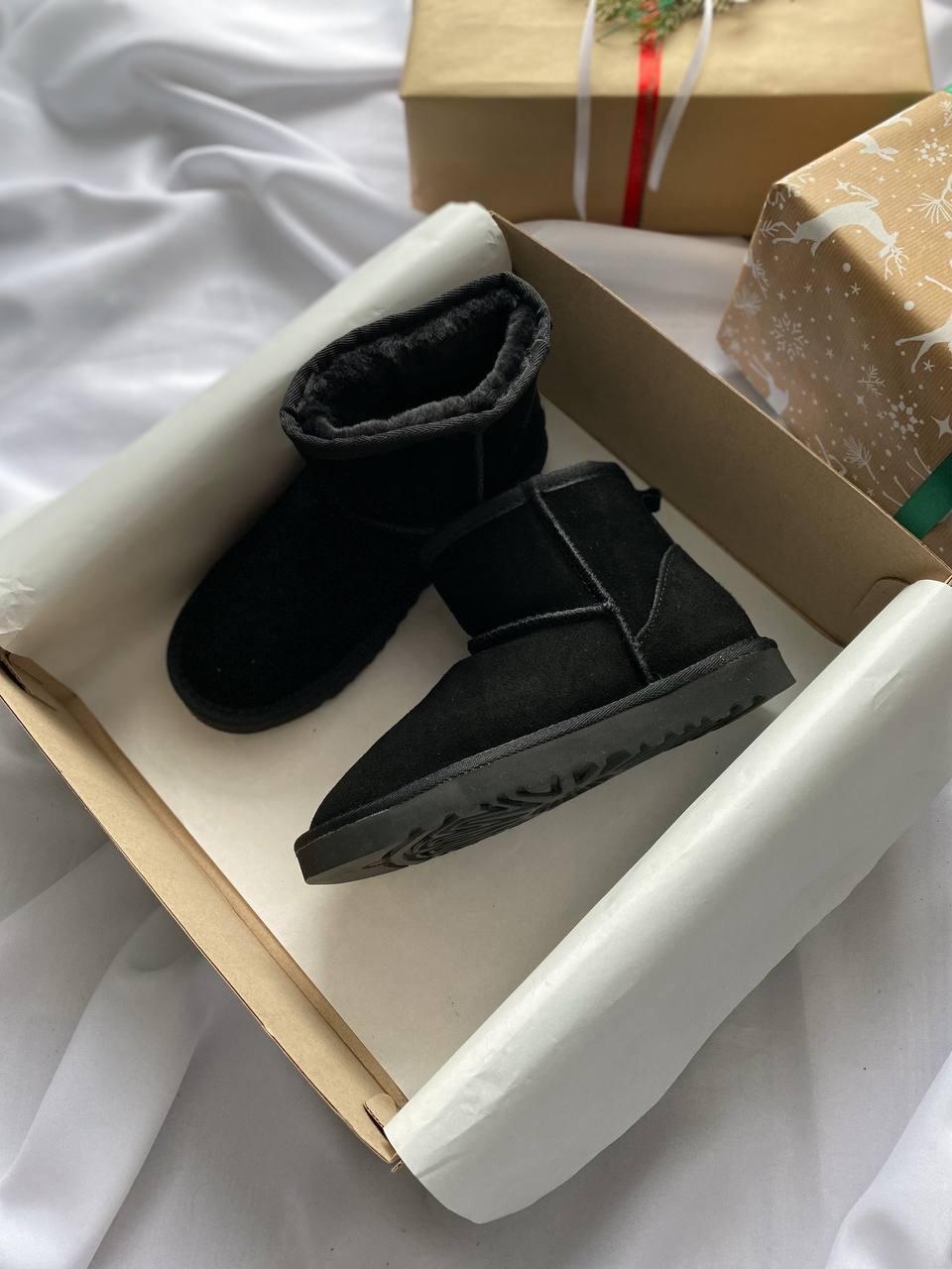 Ugg Mini Black Suede