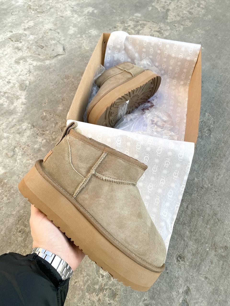 UGG Ultra Mini Platform Beige 2.0