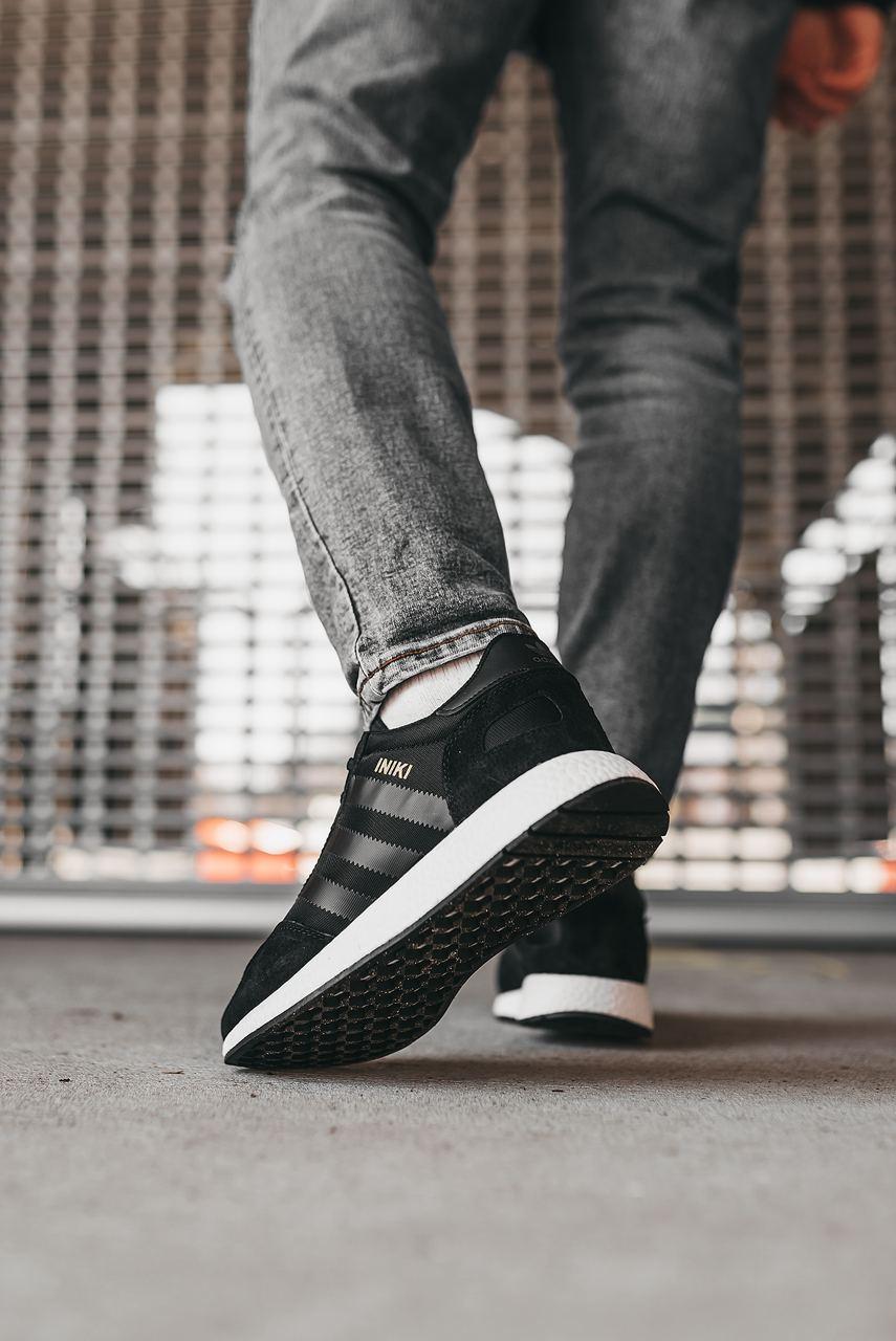 Adidas Iniki Black White