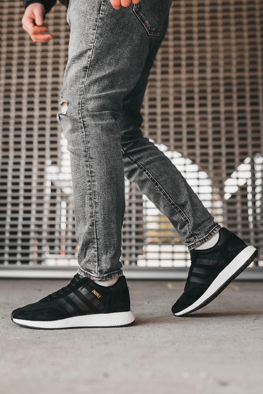 Adidas Iniki Black White