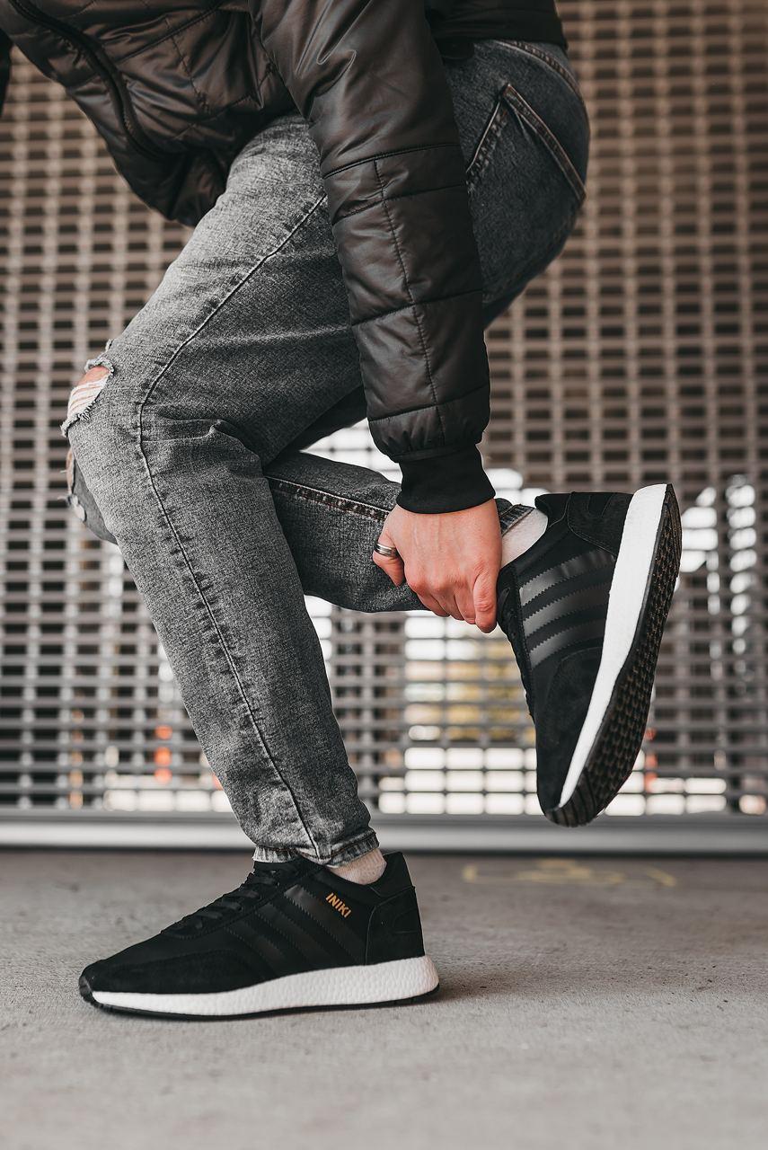 Adidas Iniki Black White