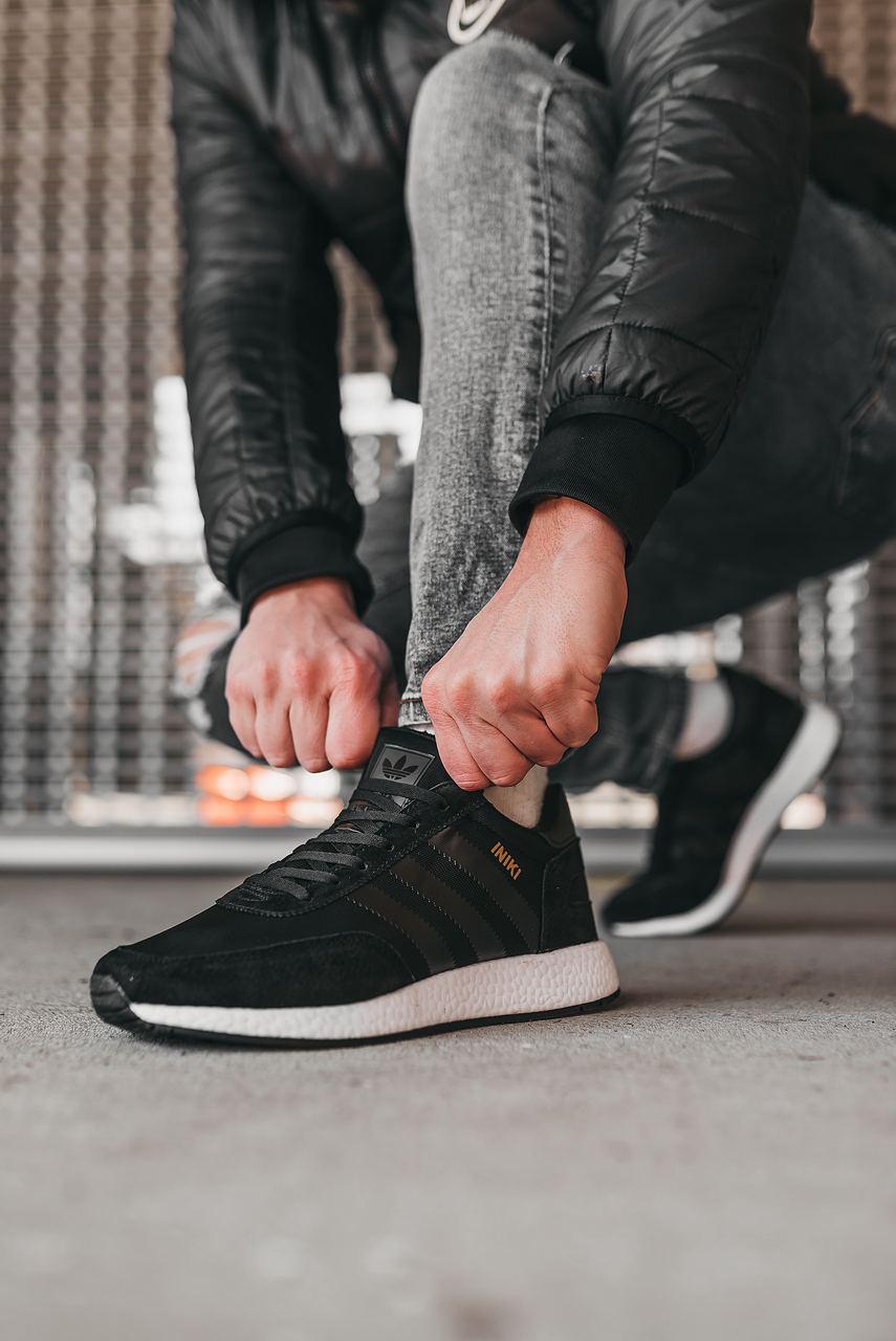 Adidas Iniki Black White