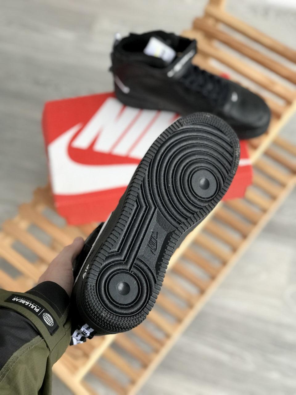 Nike Air Force 1 High Black White TN