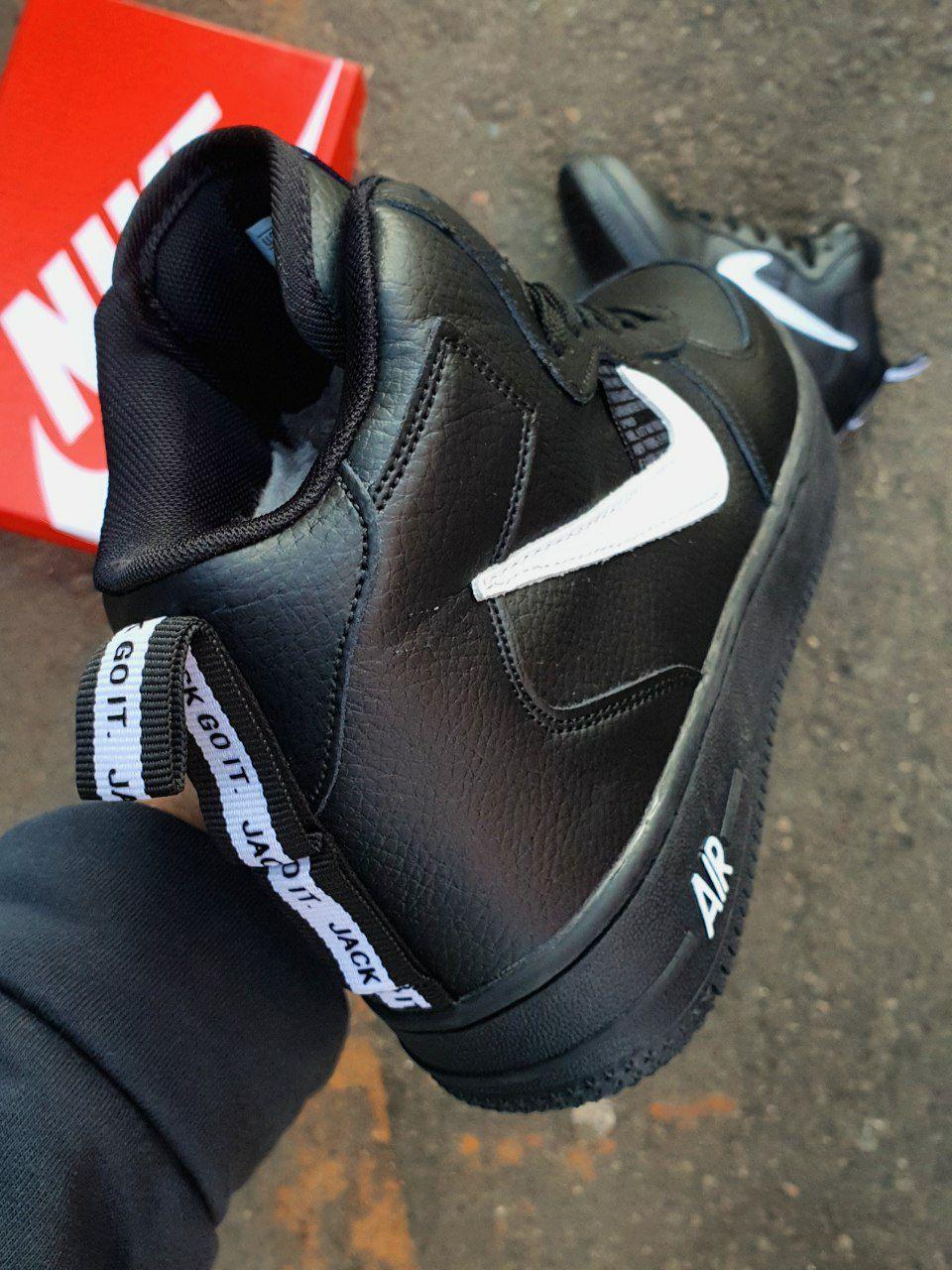 Nike Air Force 1 High Winter Black White