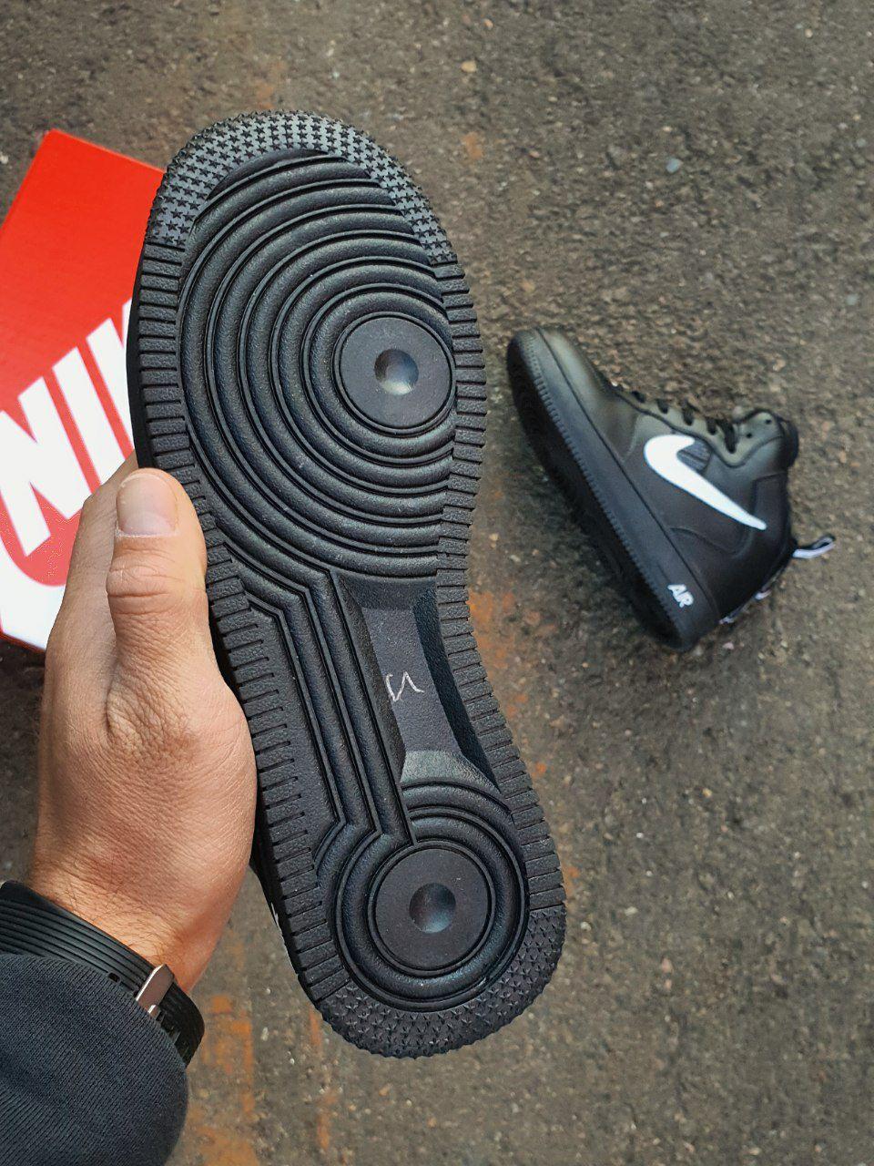 Nike Air Force 1 High Winter Black White