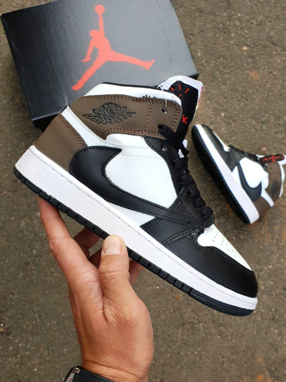 Nike Air Jordan 1 High × Travis Scott Black Brown