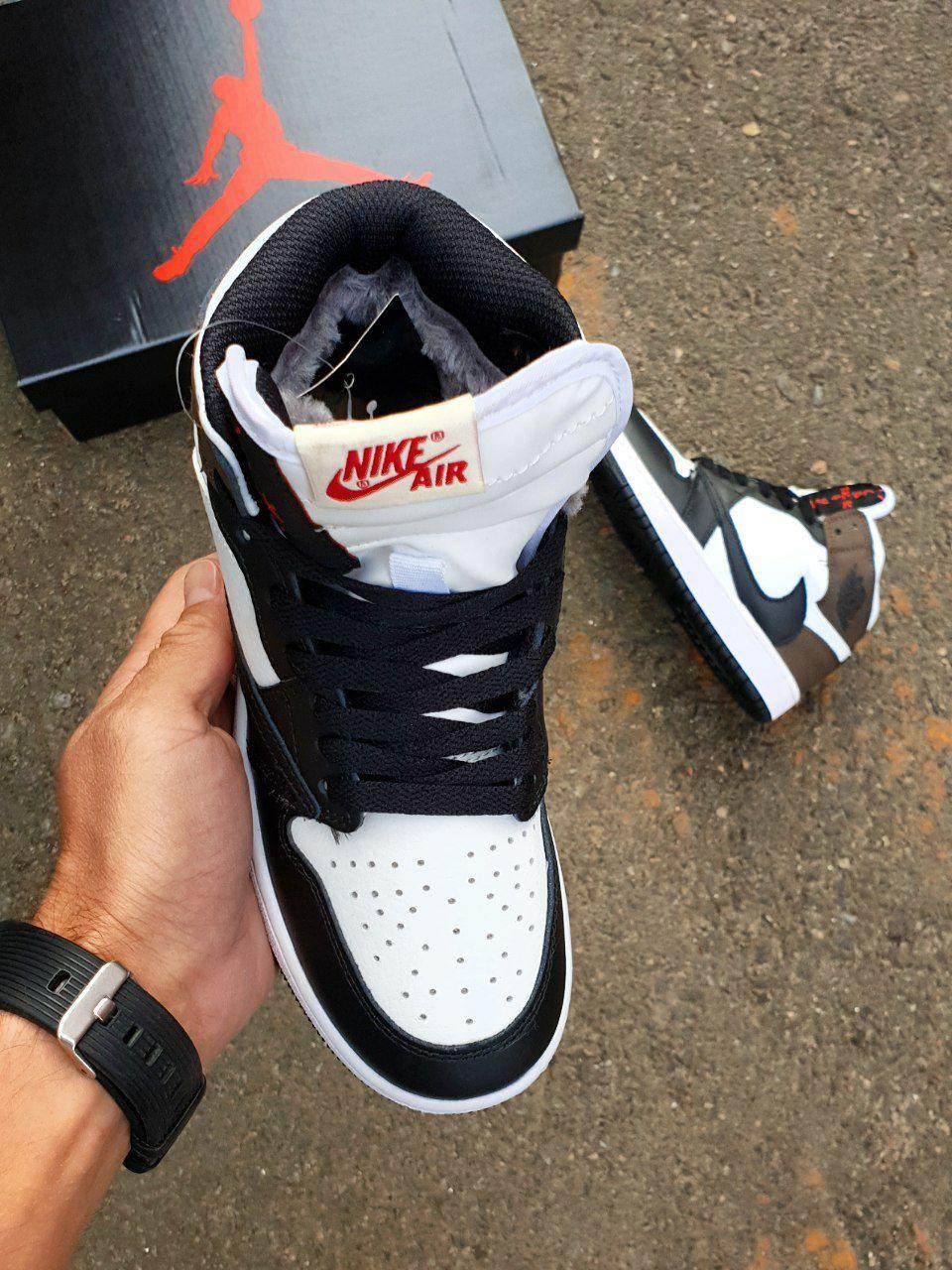 Nike Air Jordan 1 High × Travis Scott Black Brown