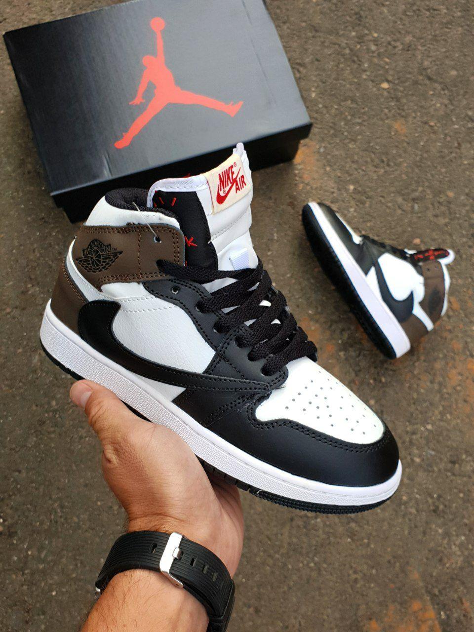 Nike Air Jordan 1 High × Travis Scott Black Brown