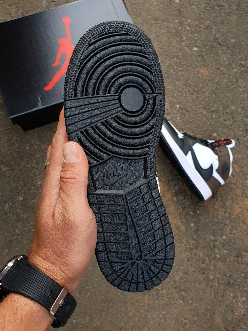 Nike Air Jordan 1 High × Travis Scott Black Brown