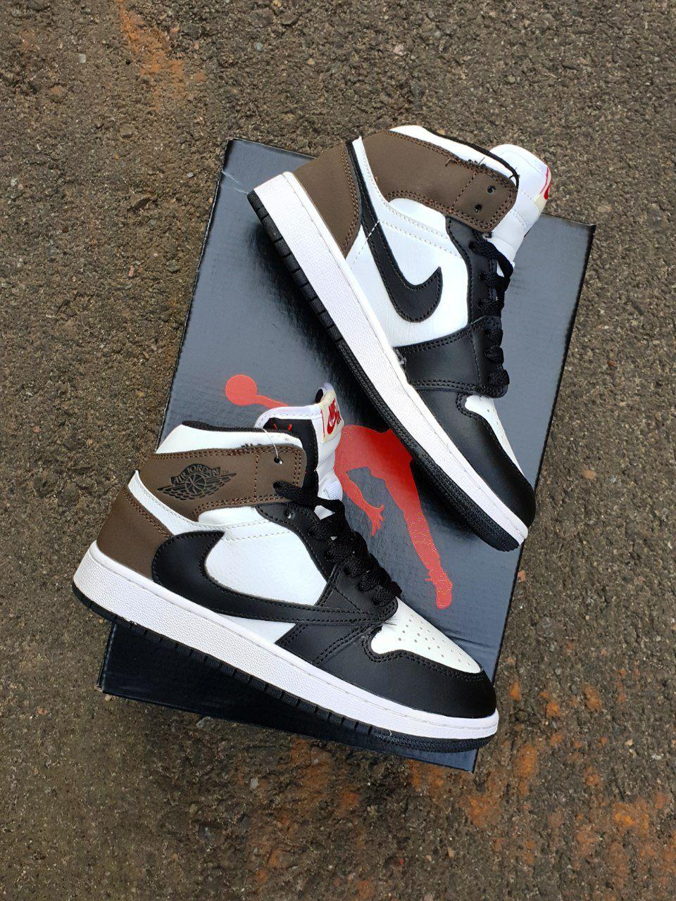Nike Air Jordan 1 High × Travis Scott Black Brown