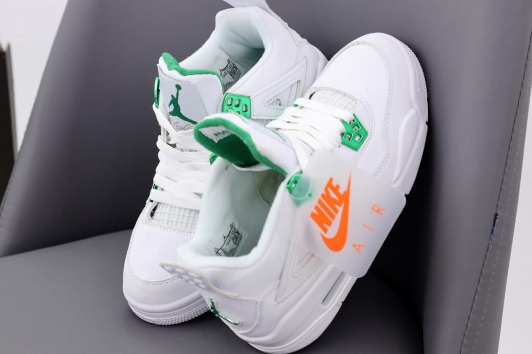 Nike Air Jordan Retro 4 White Green
