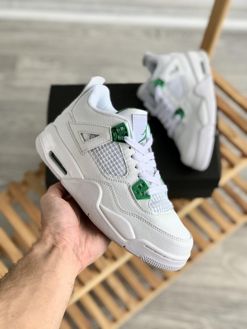 Nike Air Jordan Retro 4 White Green