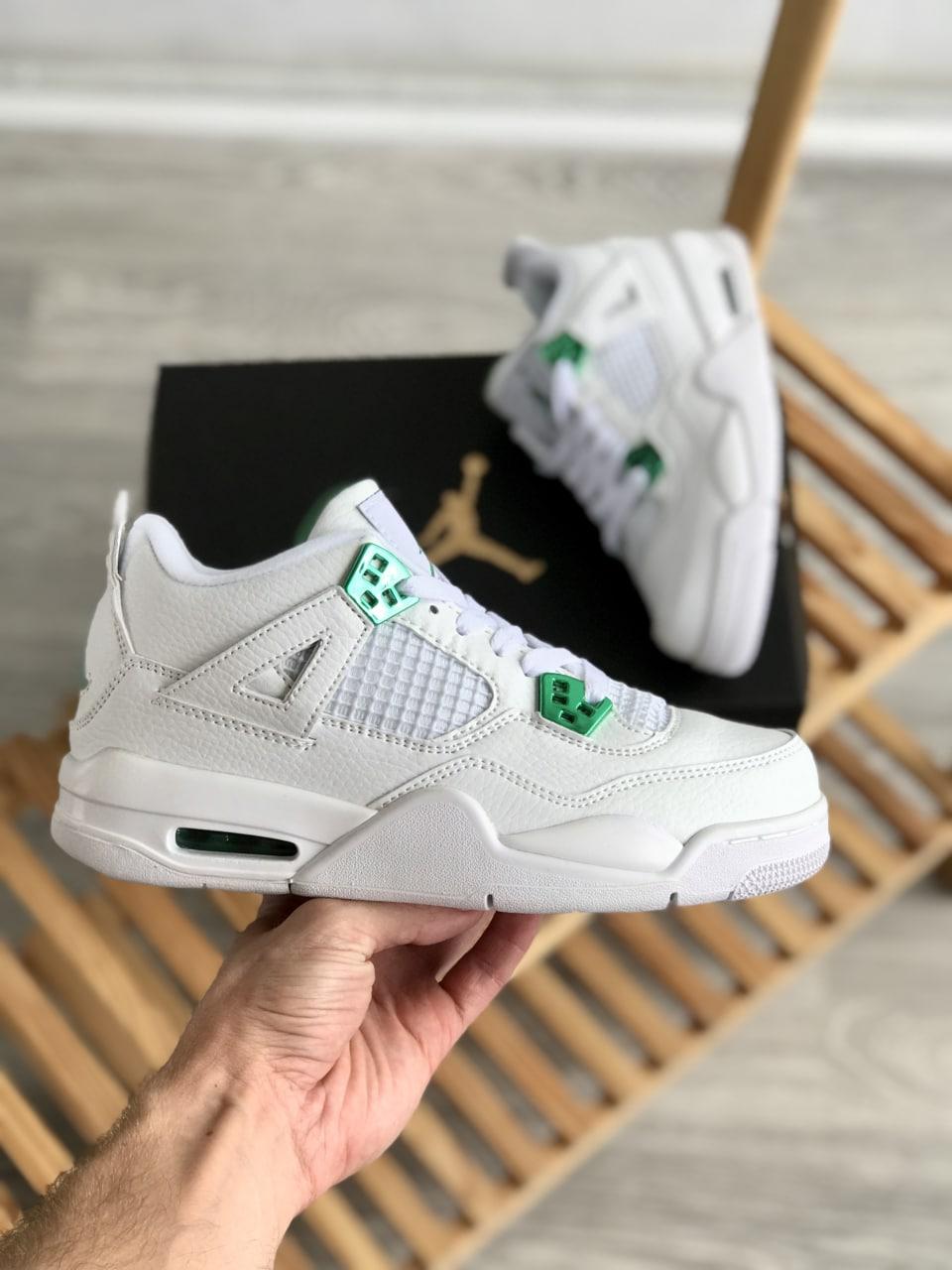 Nike Air Jordan Retro 4 White Green