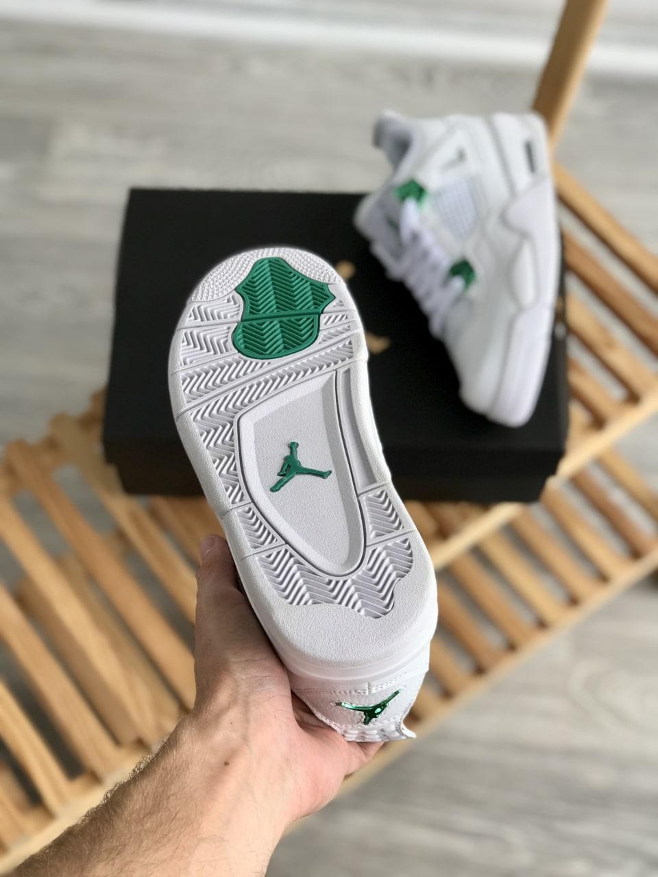 Nike Air Jordan Retro 4 White Green
