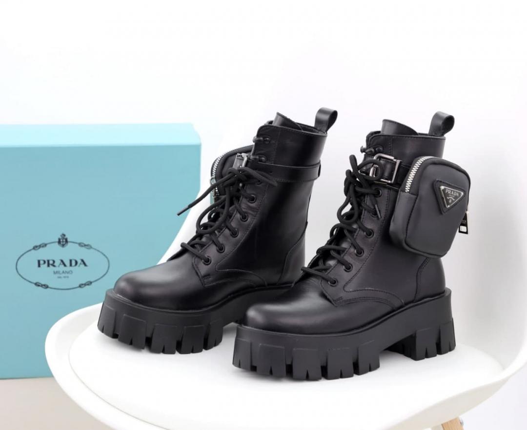 Prada Monolith Boots Black