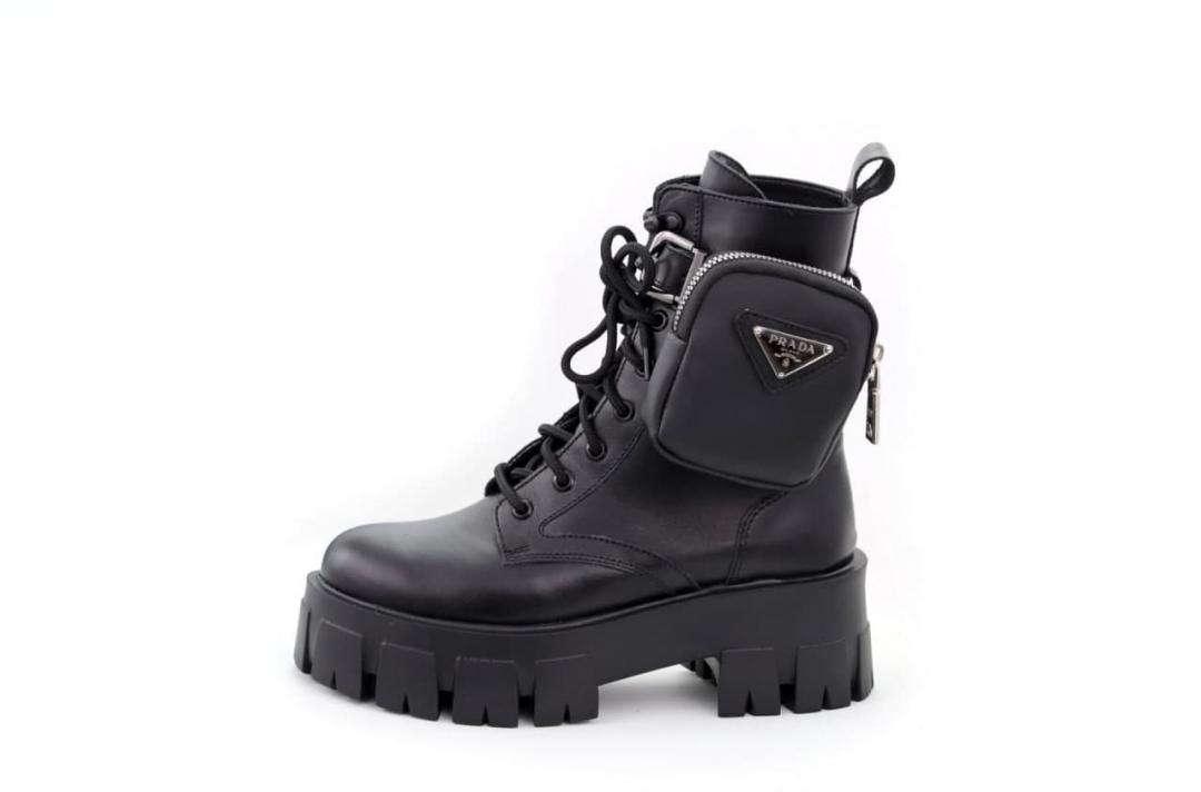Prada Monolith Boots Black