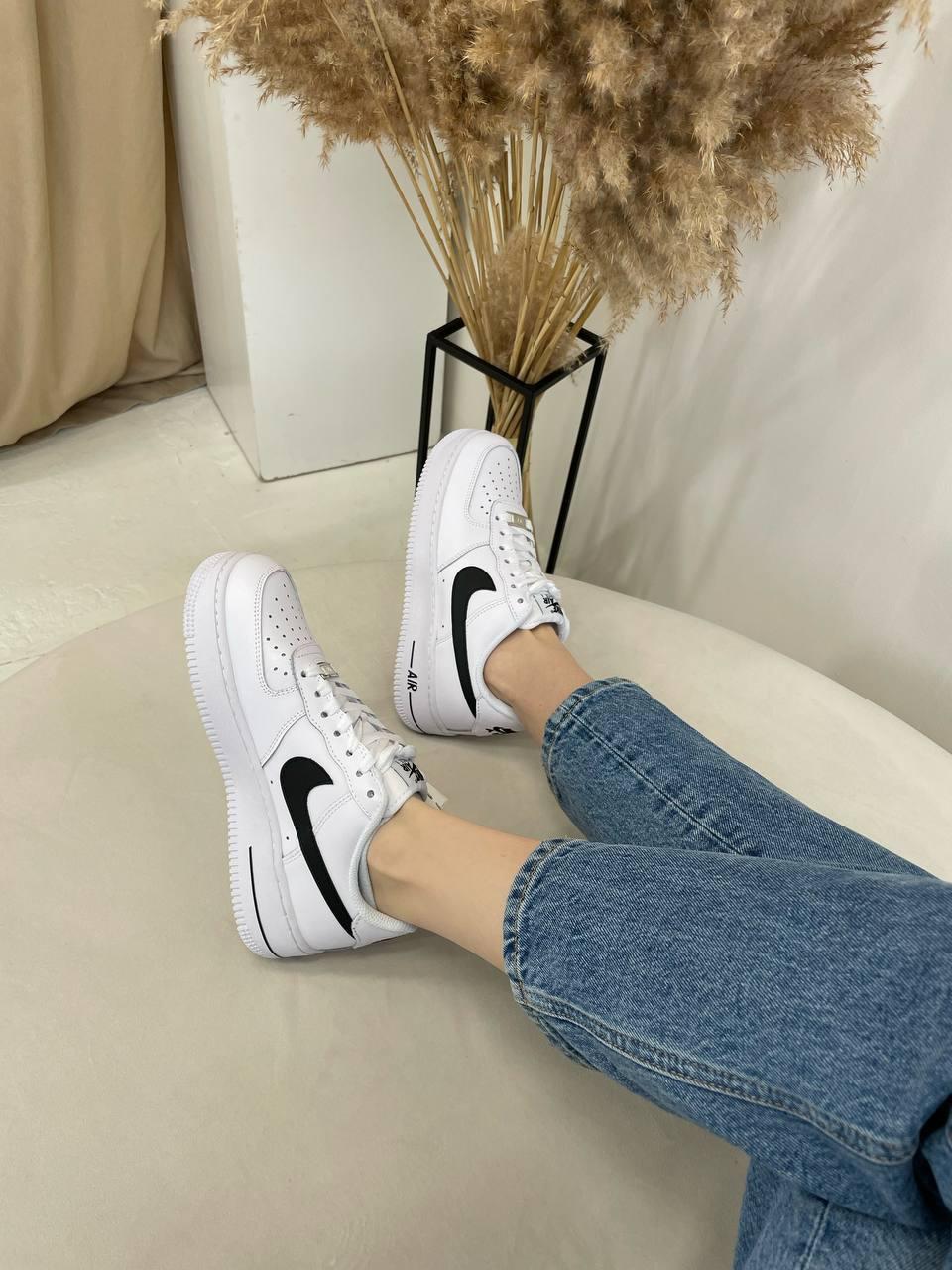 Nike Air Force 1 White Black 4