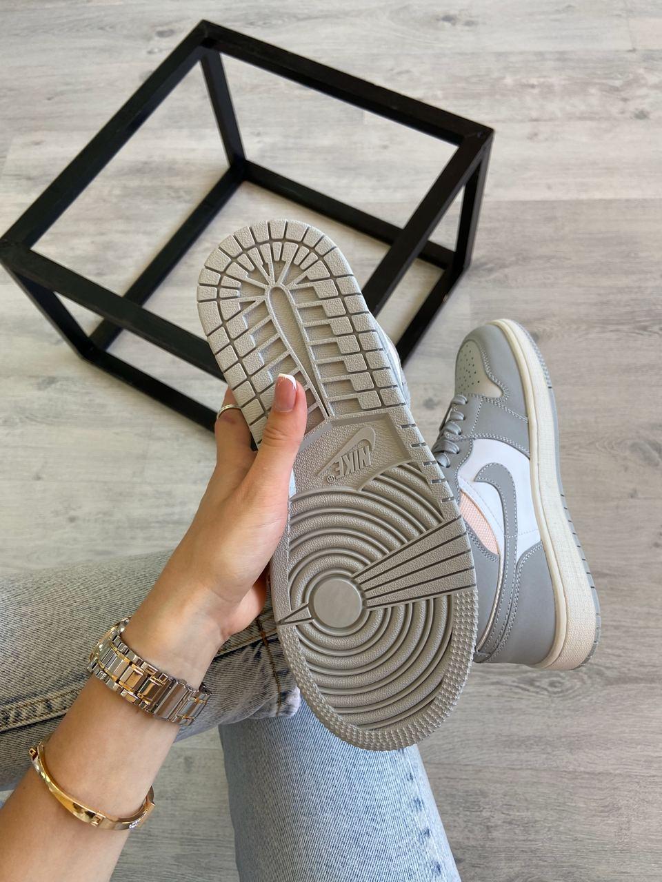 Nike Air Jordan 1 Retro High Grey White Orange