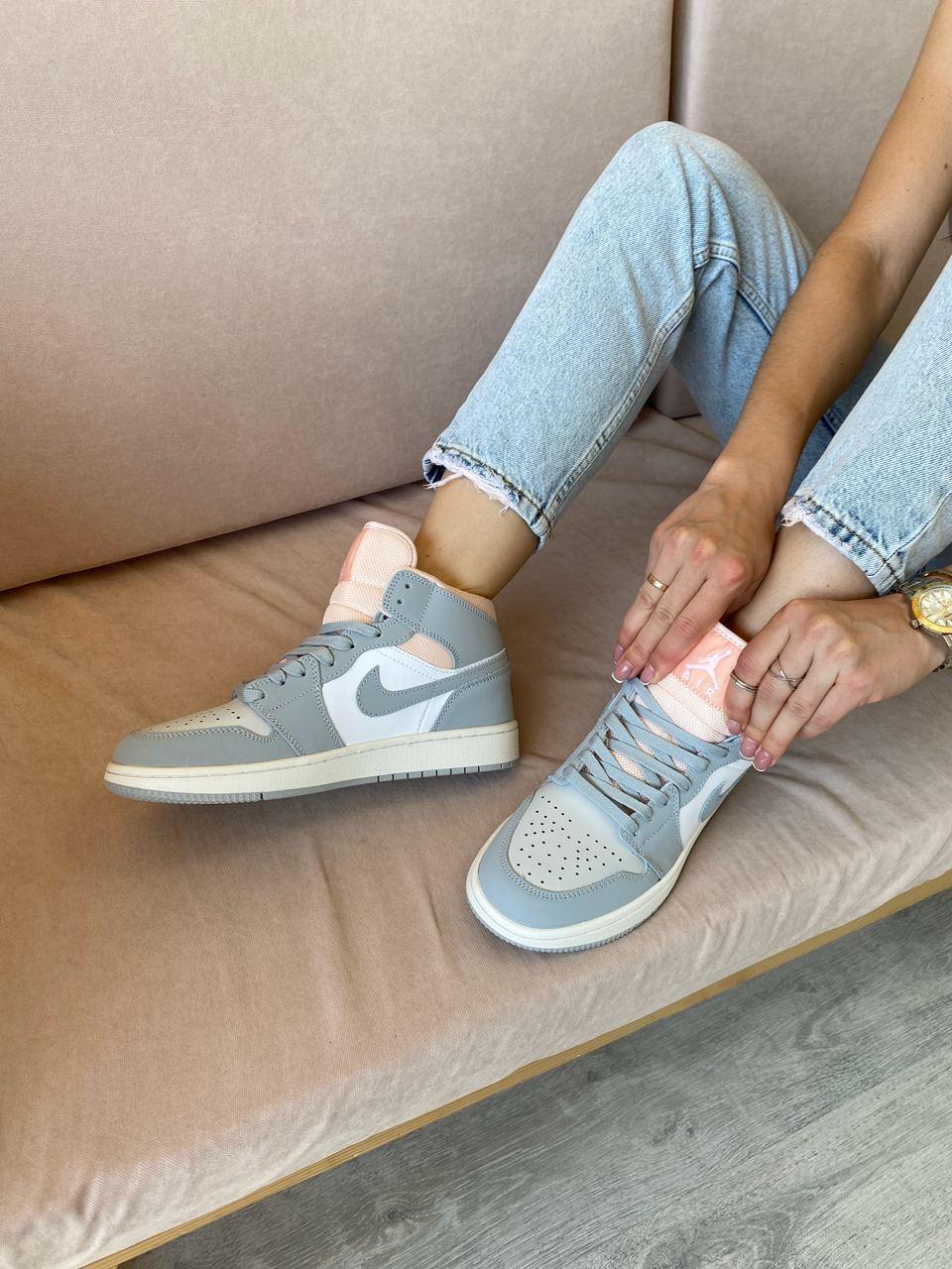 Nike Air Jordan 1 Retro High Grey White Orange