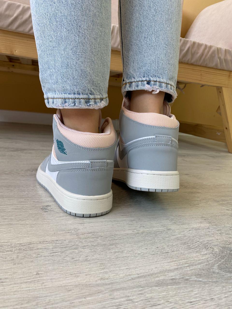 Nike Air Jordan 1 Retro High Grey White Orange