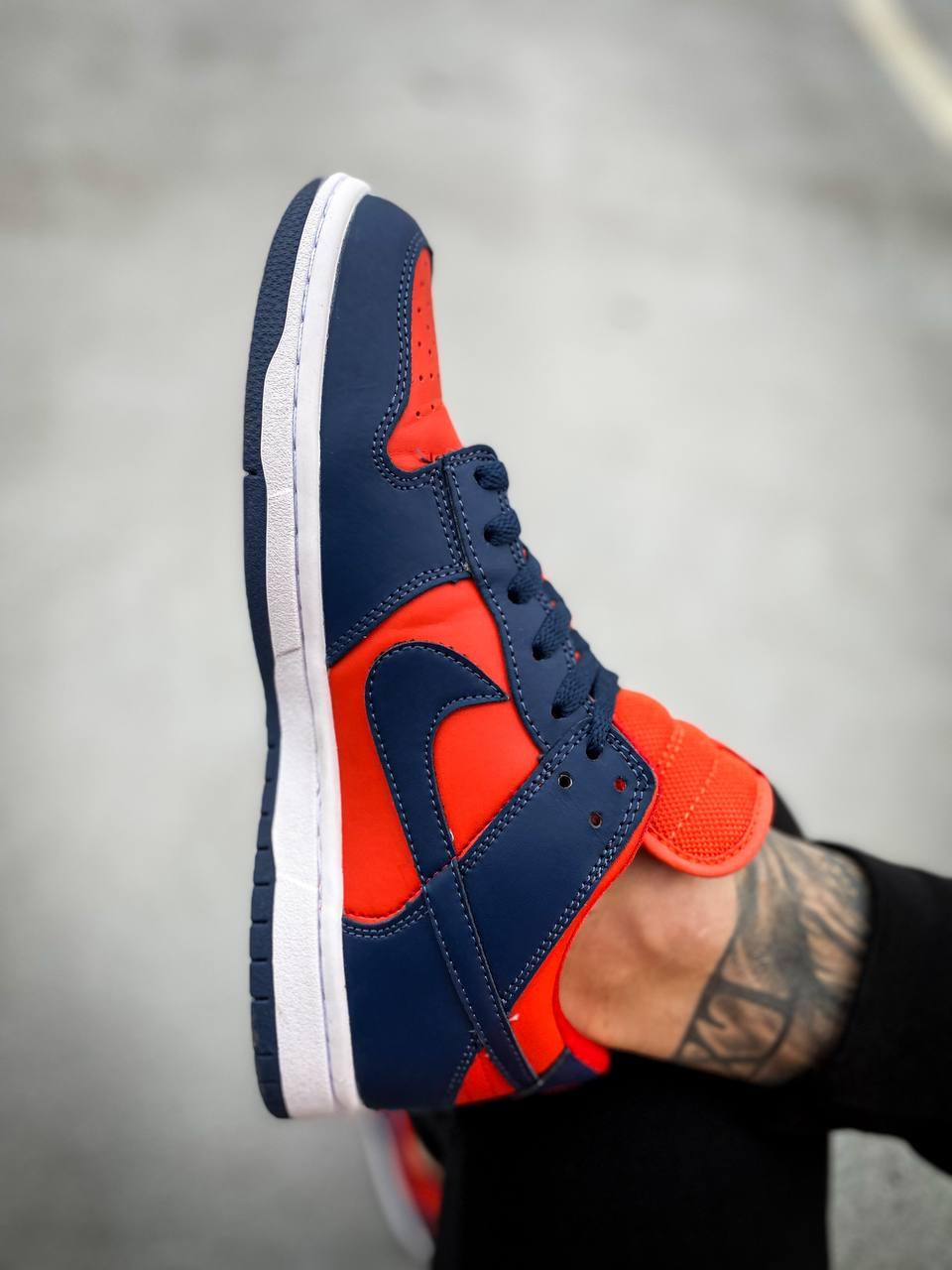 Nike Dunk Low CL Utility OrangeMeteor Blue-Sail