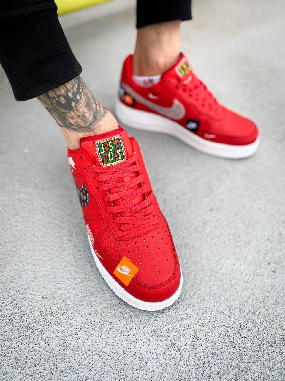 Nike Air Force 1 Low Just Do It Red