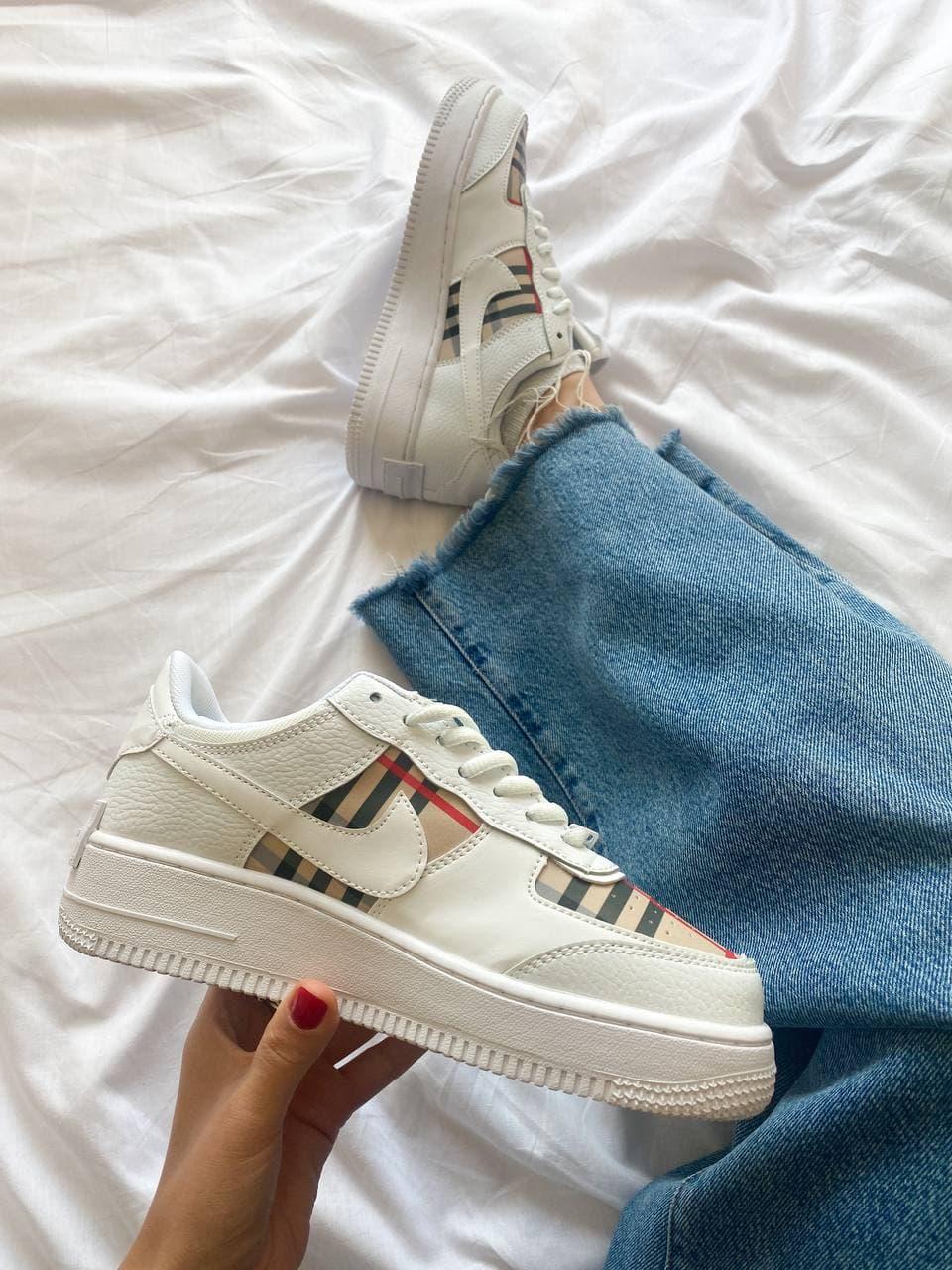 Nike Air Force 1 Shadow Burberry Custom