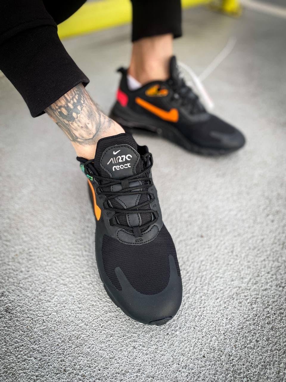 Nike Air Max 270 React Black Orange