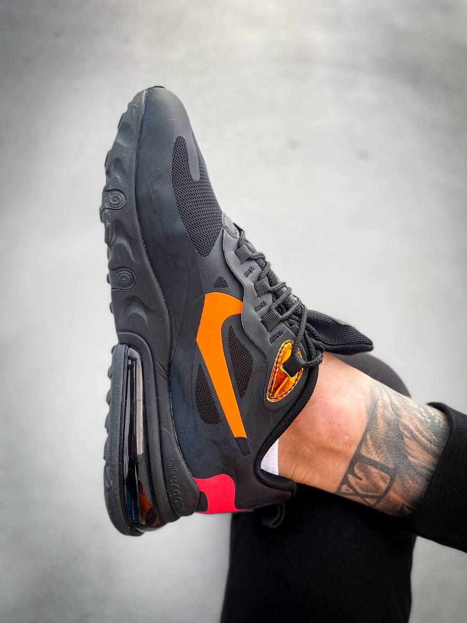 Nike Air Max 270 React Black Orange