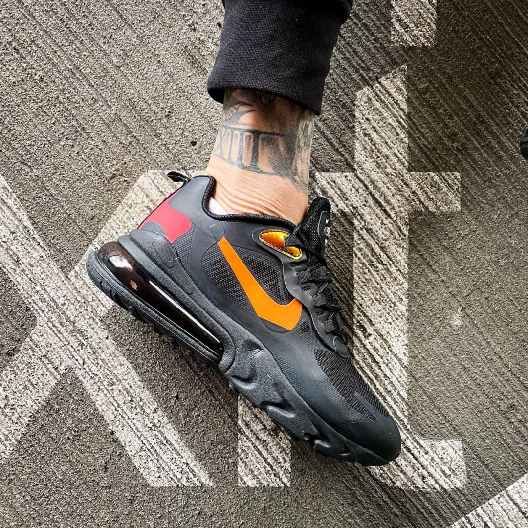 Nike Air Max 270 React Black Orange